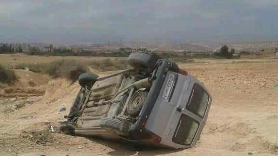 إنقلاب خطير لسيارة بتكاديرت نواحي أكادير