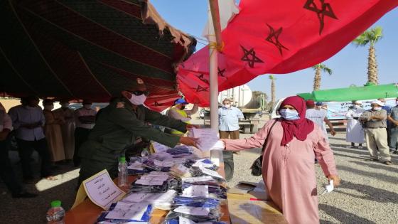 إقليم تارودانت.. جمعية الماسي كبور للأعمال الاجتماعية توزع 10000 كِمامة بجماعات قيادة أحمر