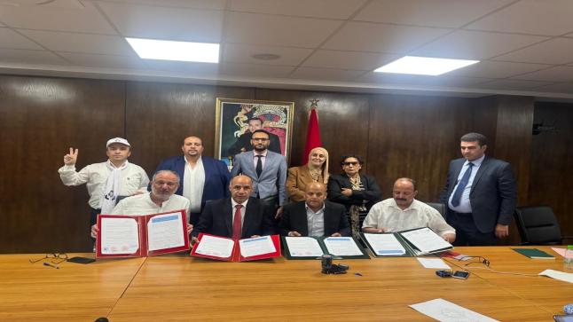 كاتب الدولة في الشغل يجتمع مع ممثلي أربع نقابات تمثل مختلف مكونات قطاع التشغيل