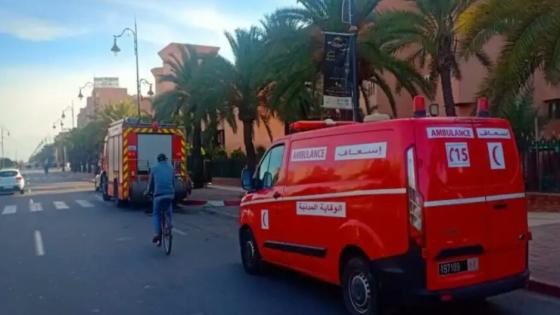 اندلاع حريق بفندق عتيق بمراكش