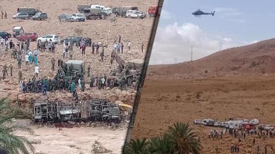ارتفاع عدد ضحايا حادث انقلاب حافلة الراشدية