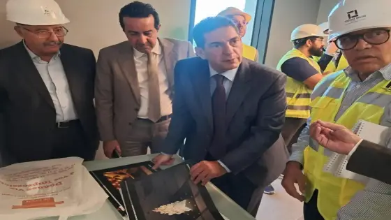والي جهة سوس ماسة يقف على مدى تقدم الأشغال بالمسرح الكبير بأكادير