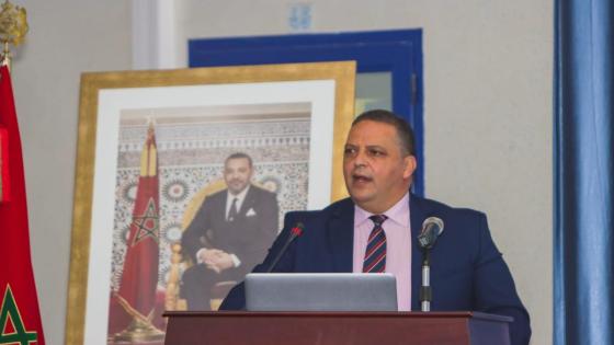 تهنئة السيد عبد العزيز بنضو رئيس جامعة ابن زهر لجلالة الملك بمناسبة عيد العرش المجيد