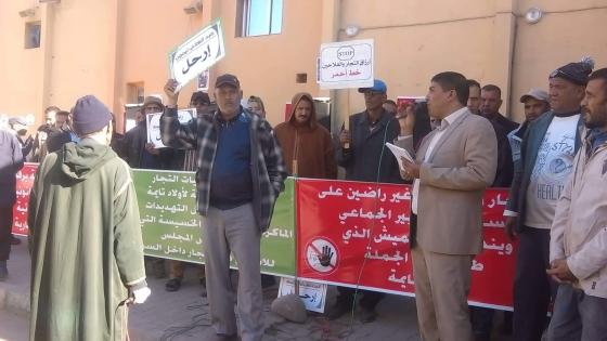 بالصور : دعوى قضائية تشعل الحرب بين تجار سوق الجملة بأولاد تايمة ورئيس المجلس الجماعي