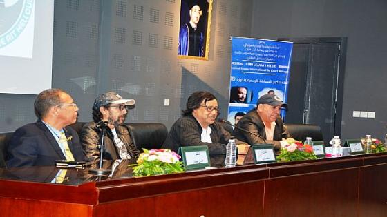 نجوم الفن السابع يعرضون تجاربهم على طلبة كلية اللغات والفنون بأيت ملول على هامش مهرجان سوس الدولي للفيلم القصير