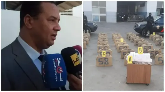 عاجل ،تنسيق أمني ل ” ديستي ” يحبط تهريب طن من الحشيش بتيزي نتاست