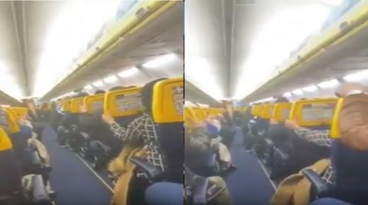 بالفيديو ، رحلة الجحيم عاشها مسافرون مغاربة على متن طائرة تؤمن رحلة من وجدة إلى بلجيكا