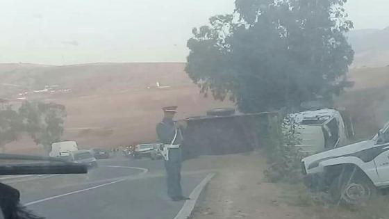 إصابات خطيرة في حادث إنقلاب شاحنة ناحية الصويرة
