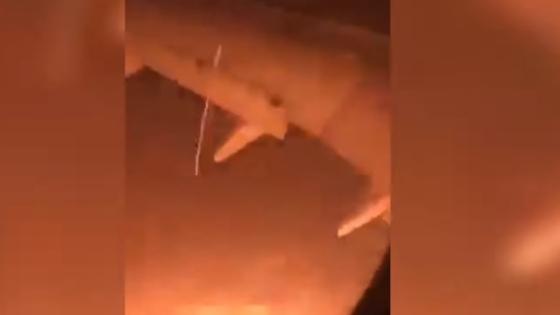 ركاب طائرة عاشو رعبا وهلعا بعد اندلاع النيران بإحدى عجلاتها وهي تستعد للنزول بمطار وجدة