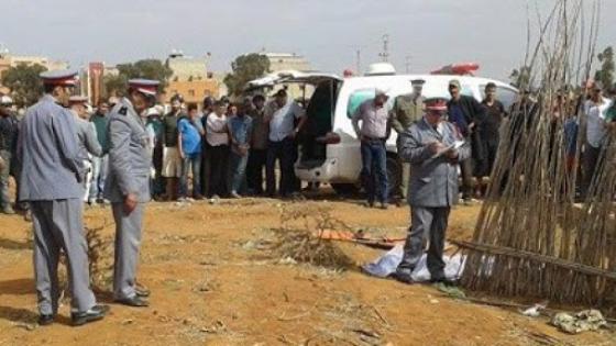 جريمة قتل راح ضحيتها شخص بسبب نزاع حول الارض