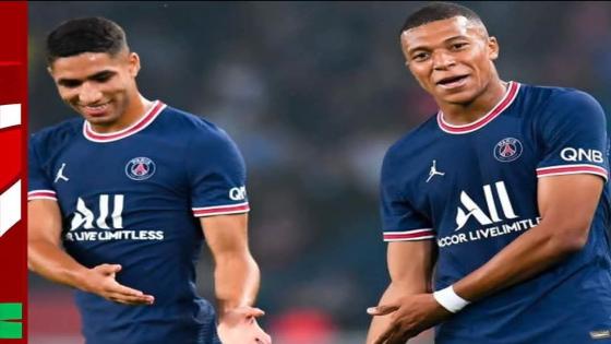 مبابي يحل بالرباط بدعوة من حكيمي لحضور مباراة “الأسود” أمام مالي