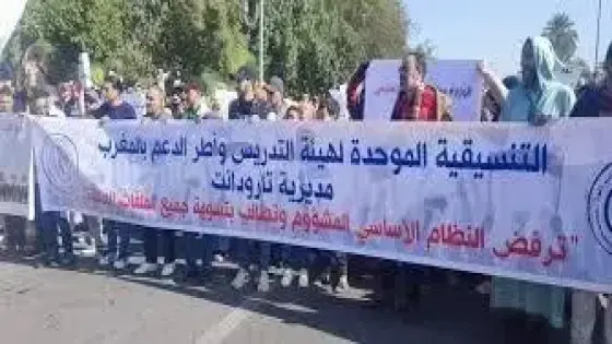 “التنسيقية الموحدة لهيئة التدريس وأطر الدعم بالمغرب” تناشد منظمة العمل الدولية”.