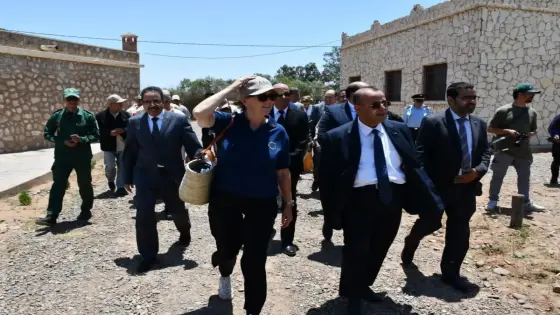 بمناسبة اليوم العالمي للتنوع البيولوجي عامل عمالة إنزكان ايت ملول و المدير العام للوكالة الوطنية للمياه و الغابات يستقبلان وفدا من الاتحاد الاوربي