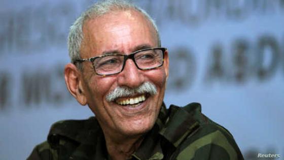 Brahim Ghali, new secretary general of Polisario Front and president of the Sahrawi Arab Democratic Republic (SADR), reacts during an extraordinary congress at the Sahrawi refugee camp of Dakhla, southeast of the Algerian city of Tindouf, July 9, 2016. REUTERS/Ramzi Boudina