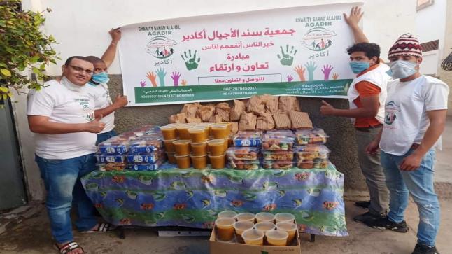 في عز وباء كورونا و رمضان الأبرك ، مبادرة متميزة من جمعية سند الأجيال أكادير