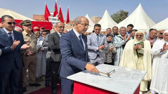 العامل ” الصبتي ” يشرف على انطلاق مشروع تطهير السائل ببيوكرى