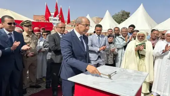 العامل ” الصبتي ” يشرف على انطلاق مشروع تطهير السائل ببيوكرى