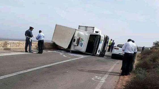 إنقلاب ” رموك ” يقطع الطريق نواحي تزنيت