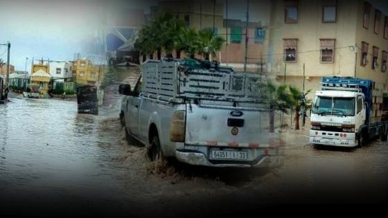 برك مائية تغرق دوار إحشاش في ليلة ممطرة بسيدي بيبي