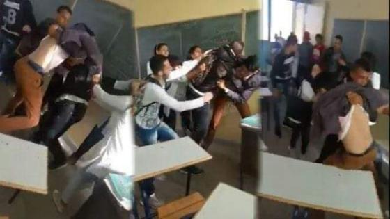 تلميذ تكرفص على ” سوكريتي ” ودار الفوضى في ثانوية