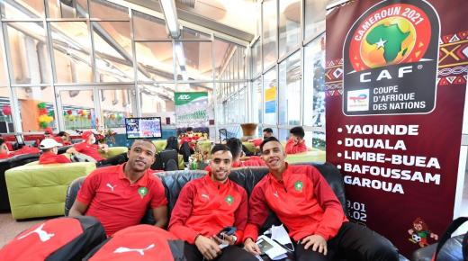 كأس افريقيا: وصول بعثة المنتخب الوطني المغربي إلى العاصمة الكاميرونية ياوندي