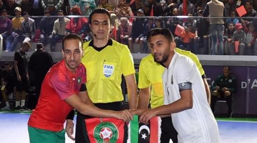 كان الفوتسال العيون 2020: المنتخب الوطني يدك شباك نظيره الليبي بثلاثية نظيفة